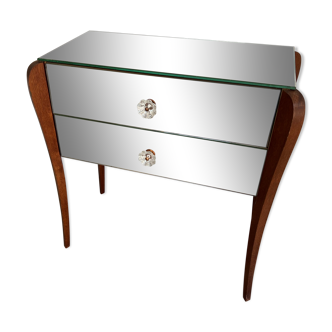 Petite commode miroir art déco