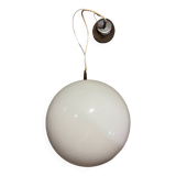White glass ball suspension