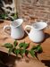 2 vintage milk jugs