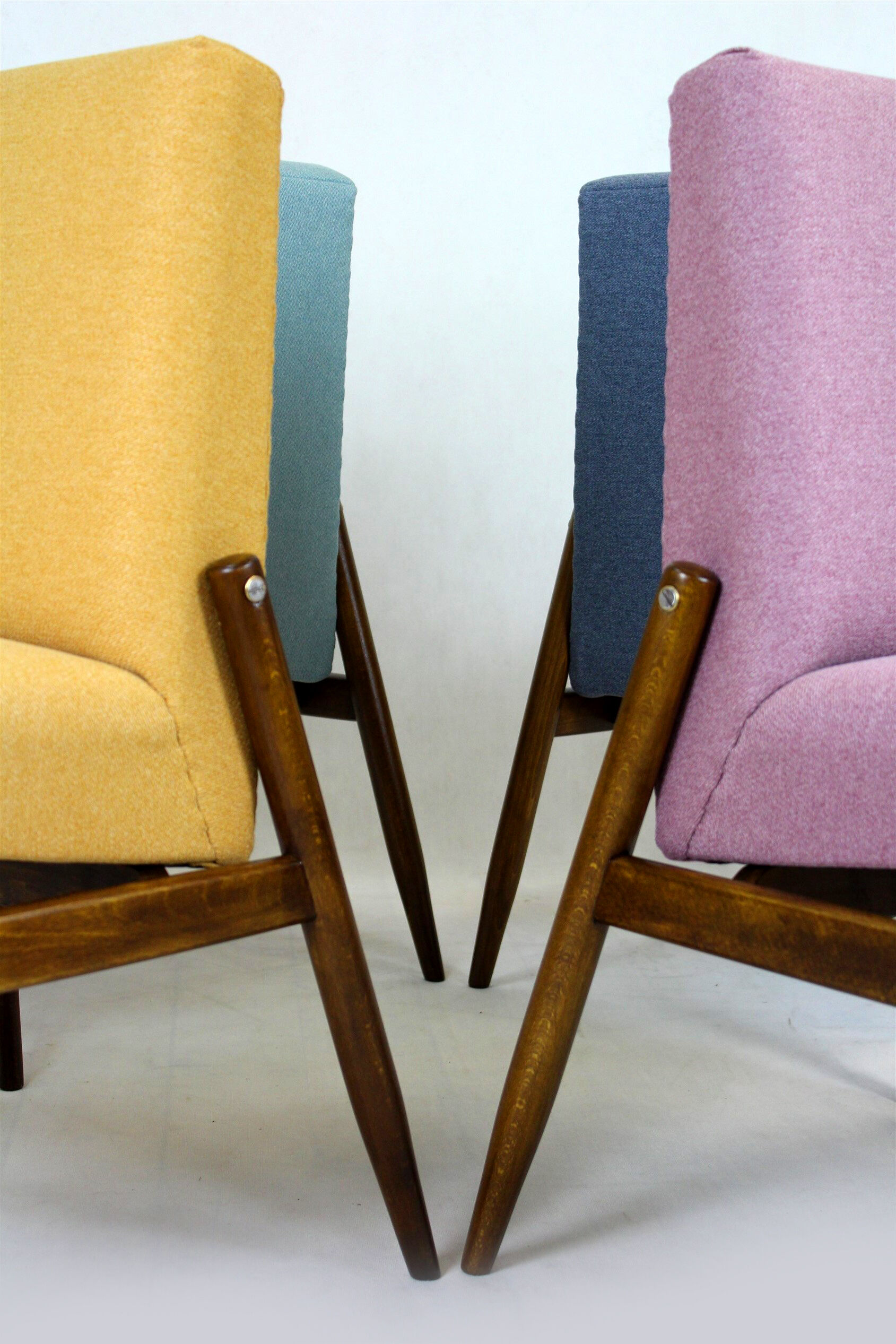 Beech Chairs from Zamojskie Fabryki Mebli, 1960s, Set of 4