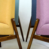 Chaises en hêtre de Zamojskie Fabryki Mebli, années 1960