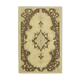 1950s hand-knotted contemporary turkish beige rug 155 cm x 235 cm