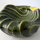 Vintage ashtray 1950 two-tone ceramic