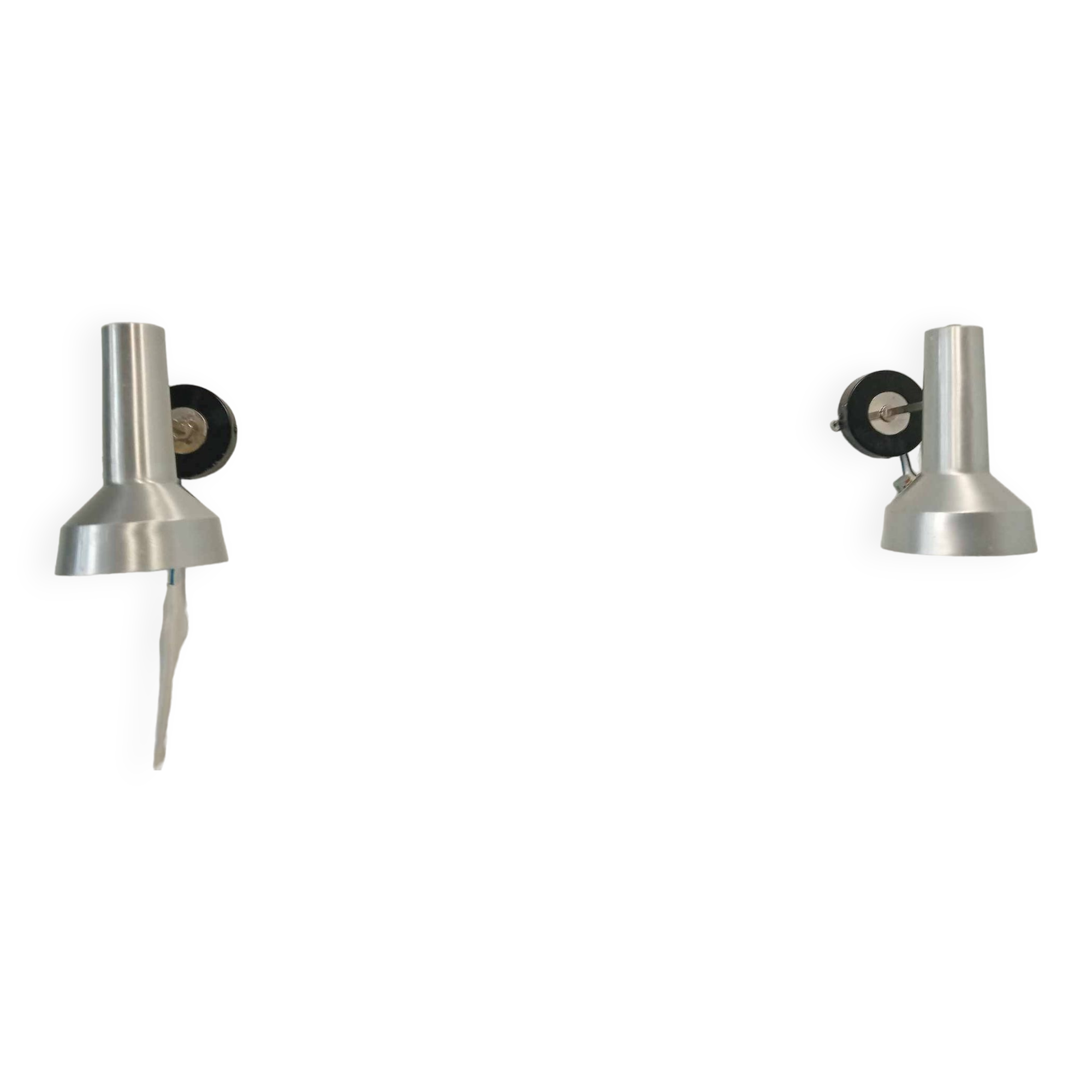 Pair of 70's adjustable spot lights