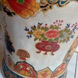 Vase à col taille Palais porcelaine chinoise à cartouches