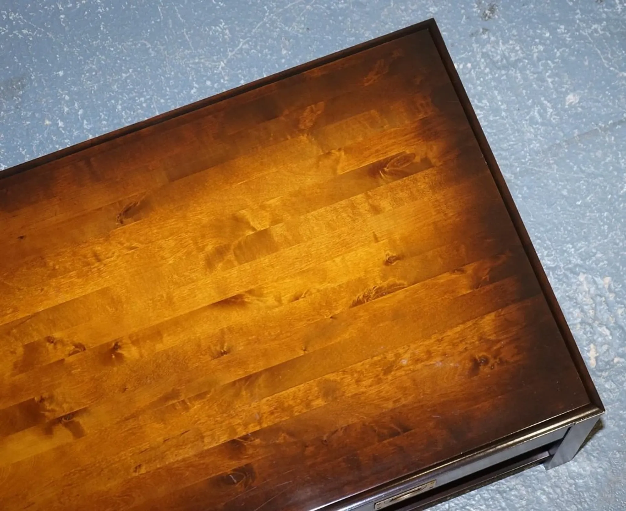 Vintage Military Coffee Table in Brass