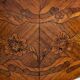 Table de jeux Louis XV en chêne marquetée