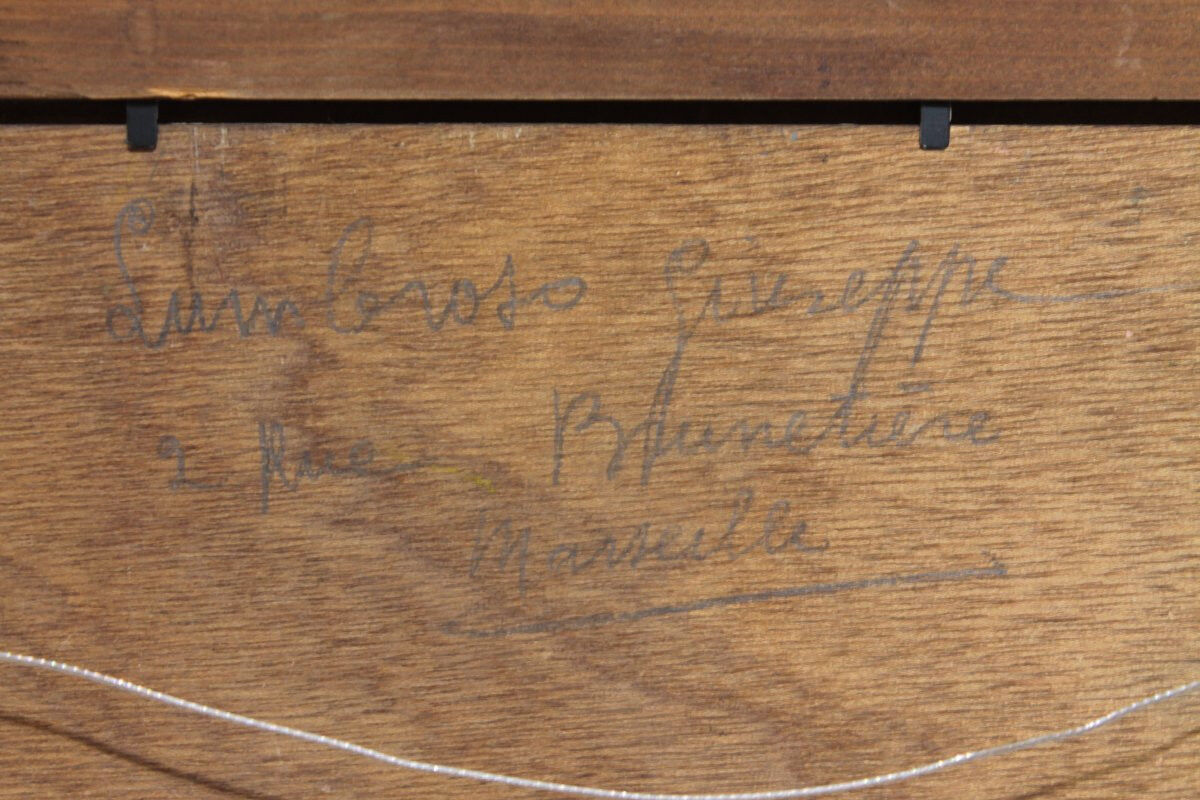 Marine painting by Guy Le Florentin - Notre-Dame de la Garde, Marseille