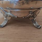 950 silver sugar bowl Minerva Guilloche (455 gr)