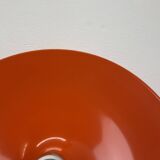 Rare Orange 50cm Charlotte Perriand Disc Wall Light by Staff, Germany 1970
