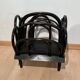 Porte-revue en hêtre teinté en bois cintré de Thonet, Autriche, années 1900.