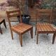 Vintage wooden chairs from the 60s