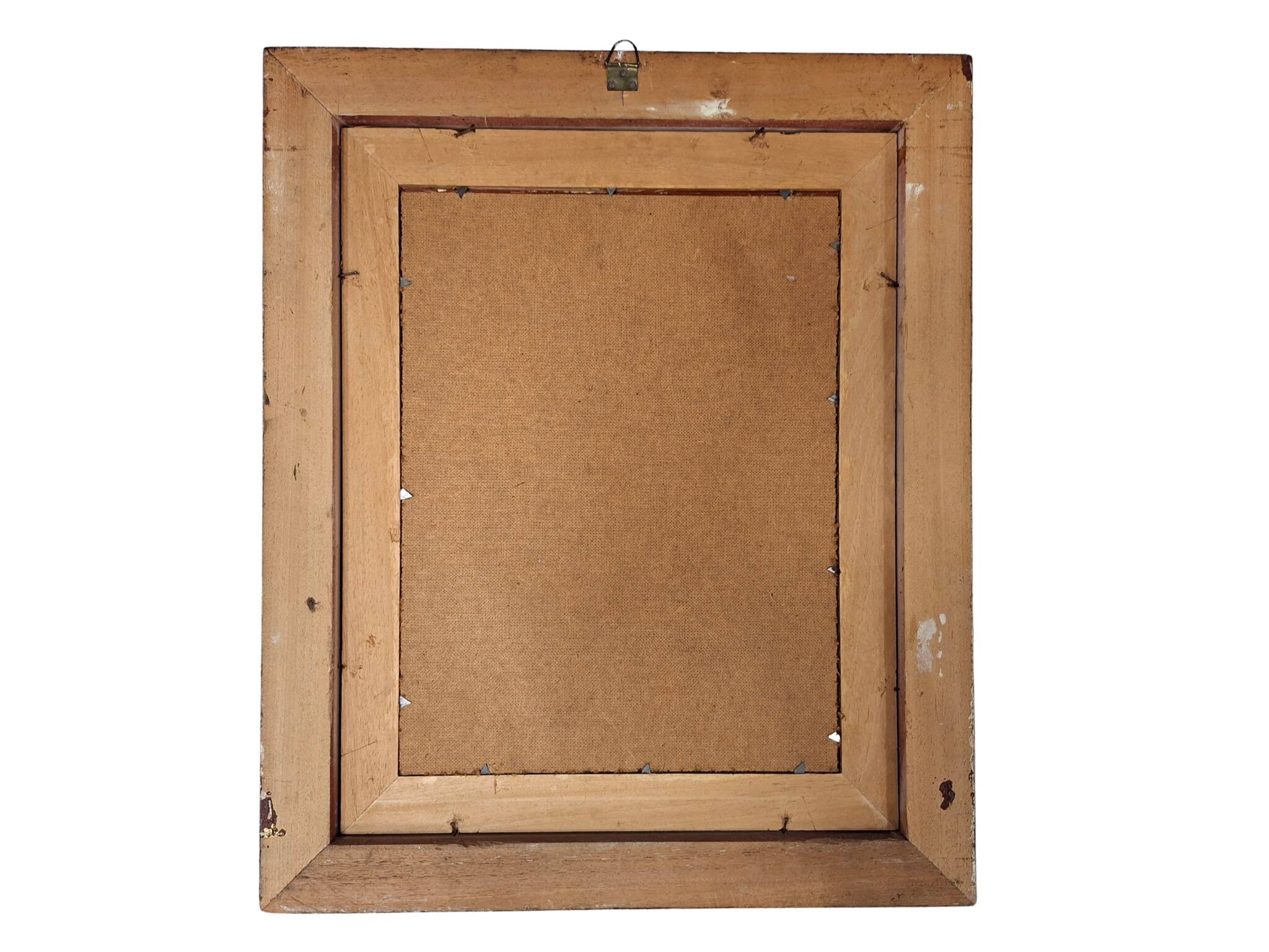 Dipinto "Rose Rosse" – Firmato WALTER – Elegante Cornice Dorata