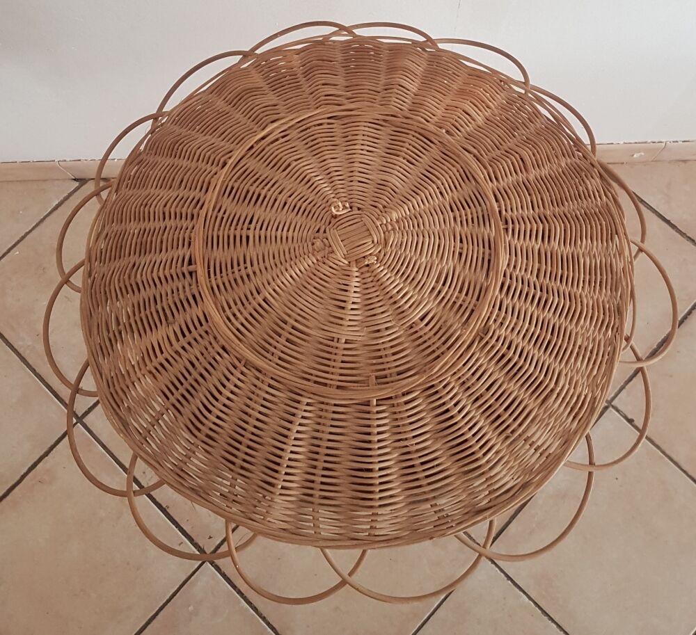 Vintage worker in rattan