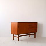 Teak sideboard with sliding door