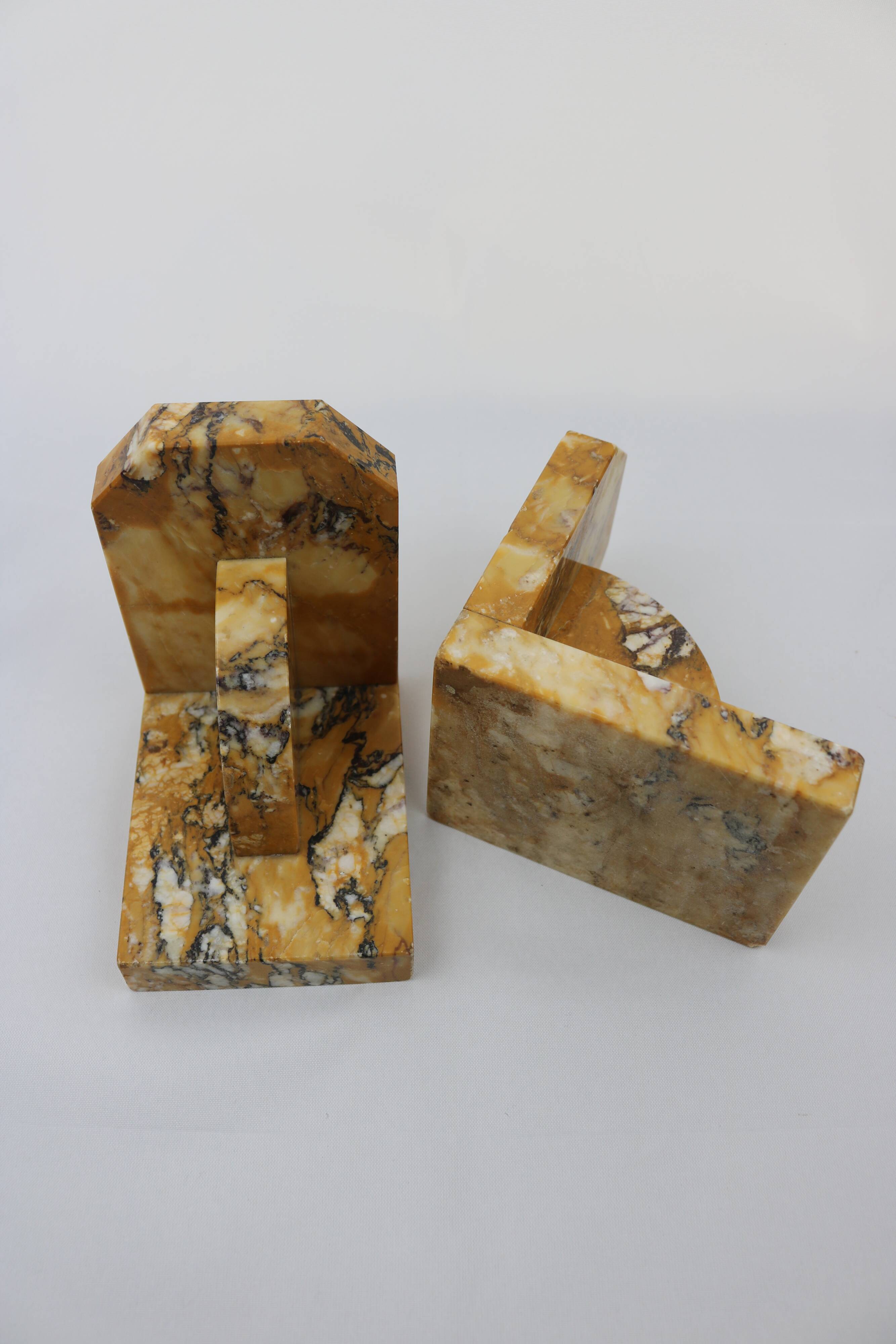 Pair of Marble Bookends