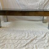 Vintage glass coffee table