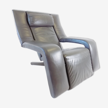 Fauteuil en cuir Brunati Kilkis par Ammanati & Vitelli