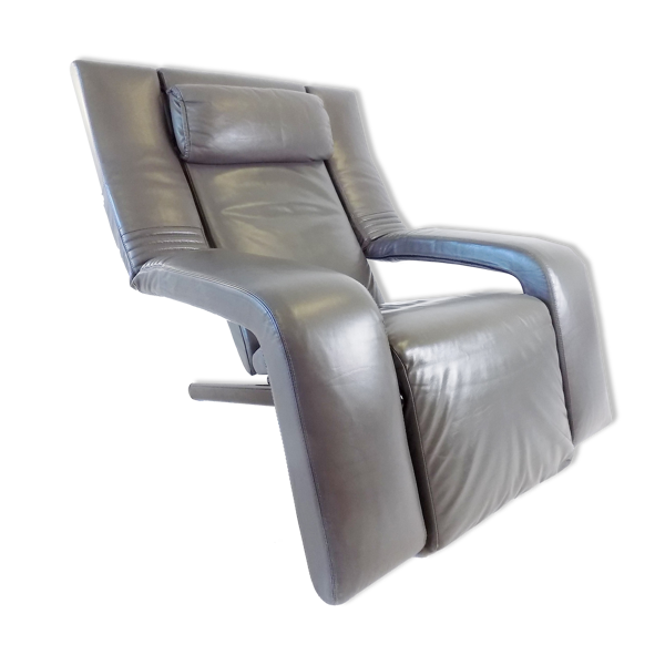 Fauteuil en cuir Brunati Kilkis par Ammanati & Vitelli