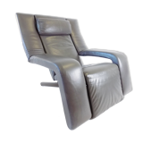 Fauteuil en cuir Brunati Kilkis par Ammanati & Vitelli