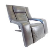 Fauteuil en cuir Brunati Kilkis par Ammanati & Vitelli