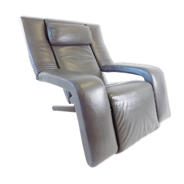 Fauteuil en cuir Brunati Kilkis par Ammanati & Vitelli