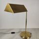 Lampe de Bureau Ajustable en Laiton Doré – Design Allemand, Années 70