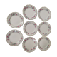 Lot de 10 assiettse a dessert Sarreguemines digoin Fleurs rose liseré doré
