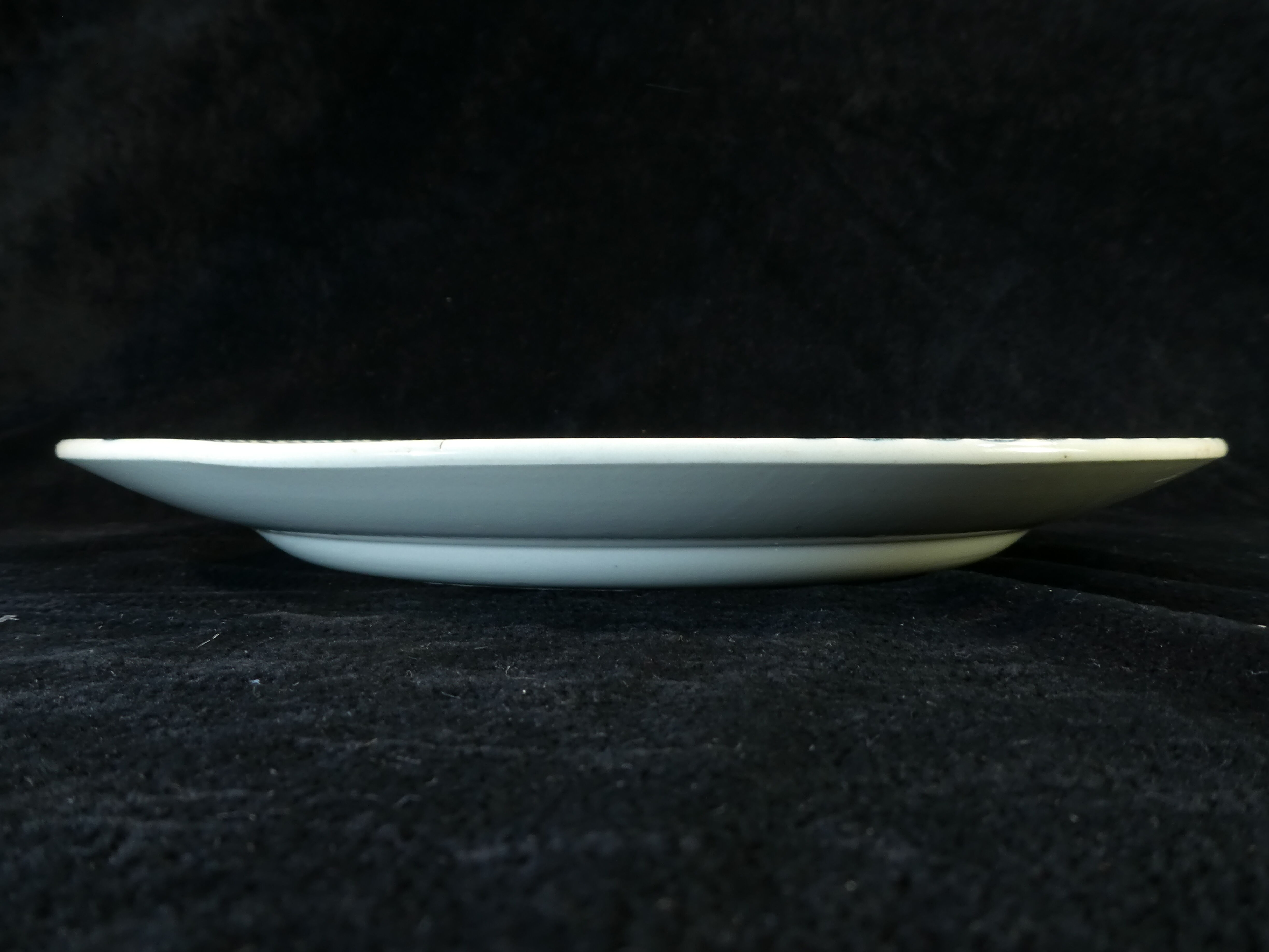 Round earthenware dish terre de fer bocage nº2