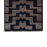 Vintage Turkish Oushak Rug Handwoven 85x195 cm