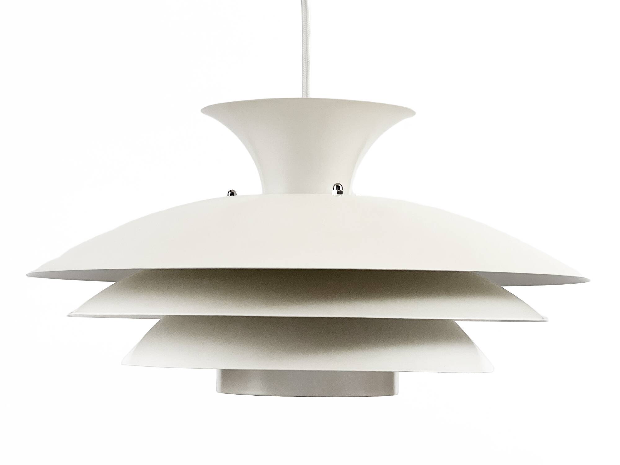 Large multi layer pendant light "Agat" by TOP Lamper. Denmark 1970s