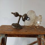 Vintage glass wall lamp