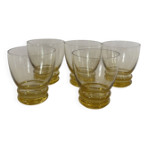 Petits verres jaune