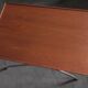 Danish teak and aluminium adjustable wine or side table, 1960s