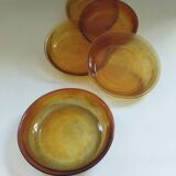 Arcoroc Sierra amber skullcap plates
