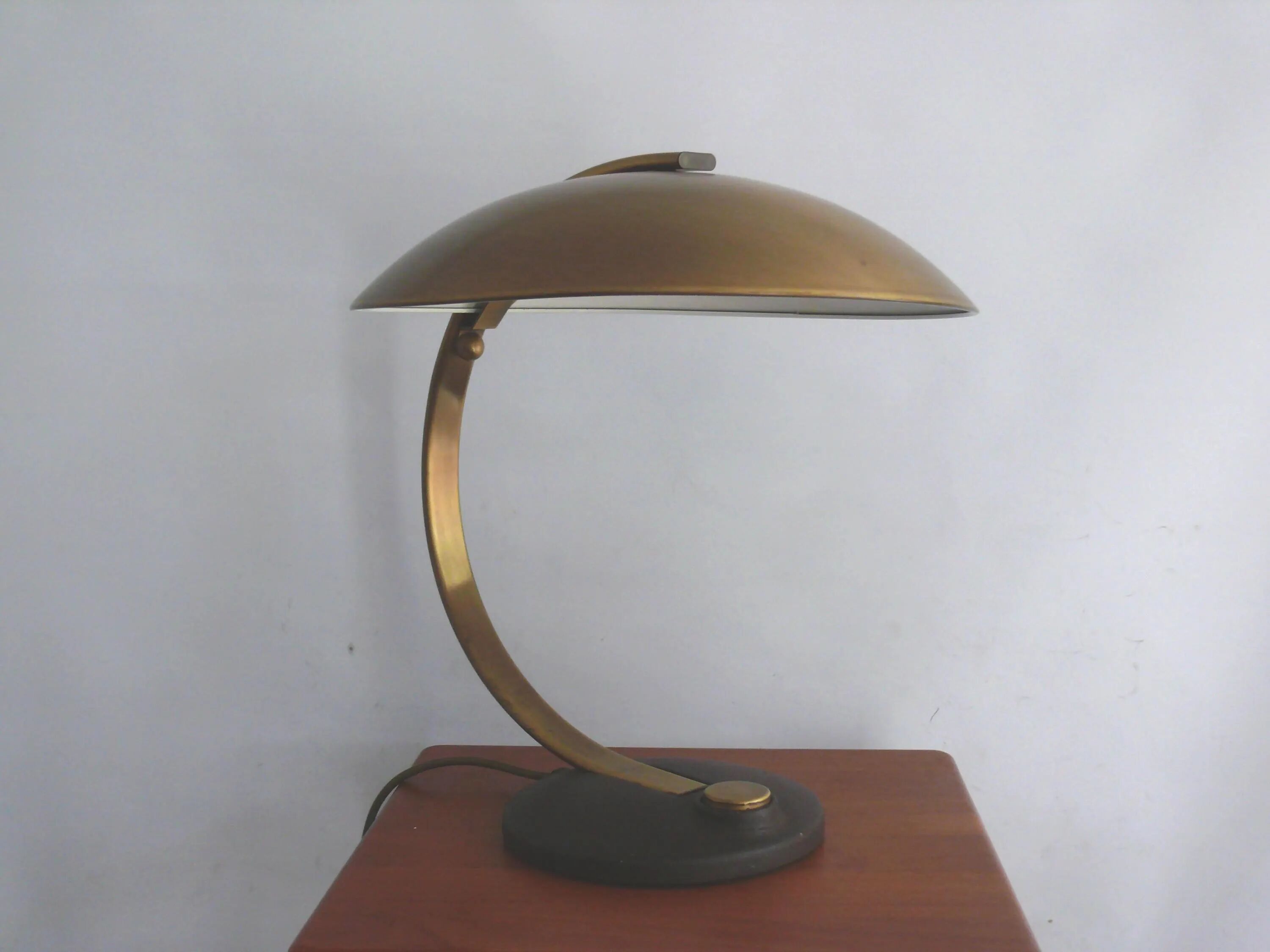 Brass Table Lamp, Hillebrand, 1960s - Model 7613