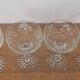 4 cut crystal champagne glasses