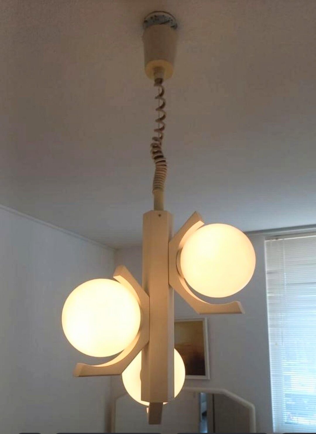 Vintage pendant light Bony Design 1980
