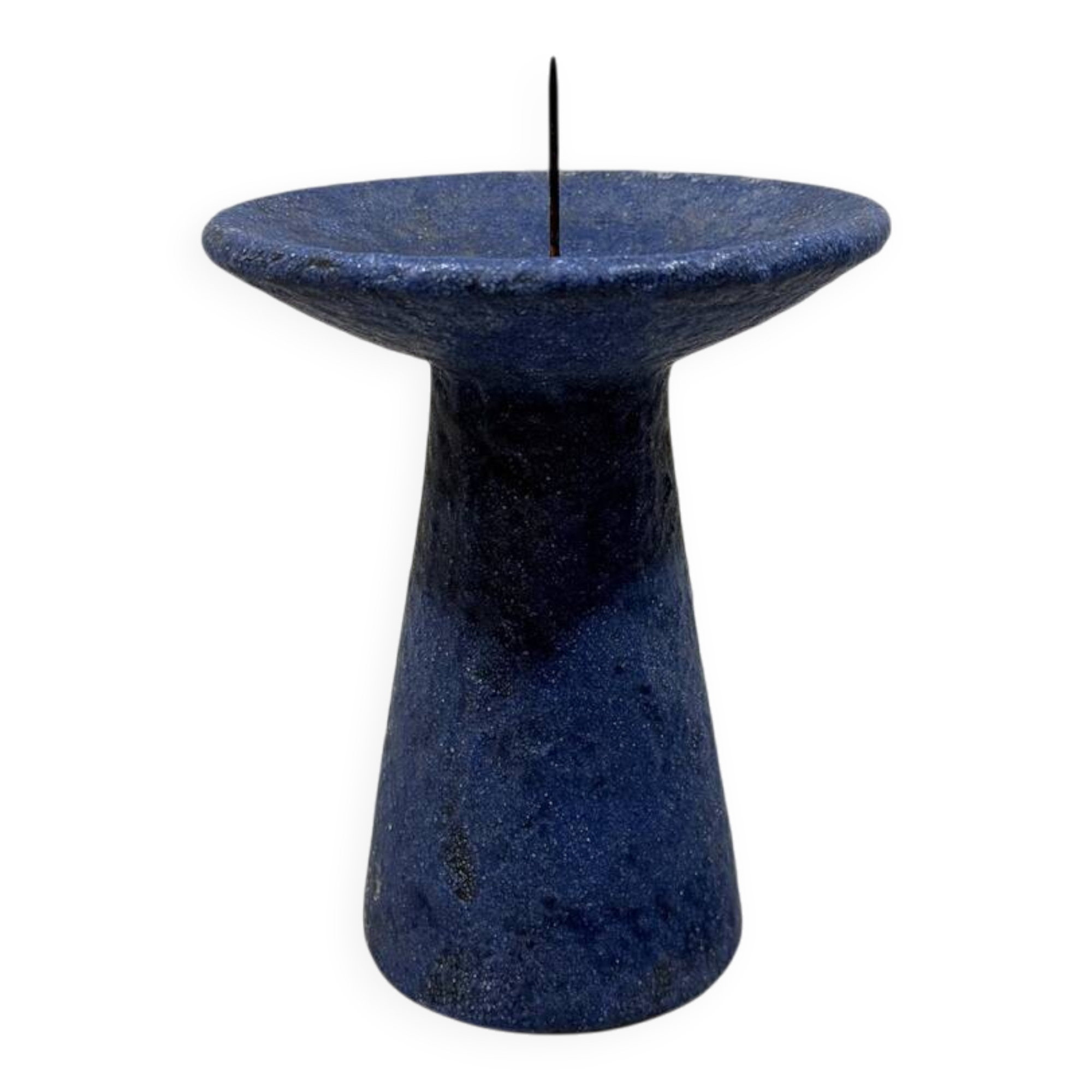 Blue ceramic candle holder 1960’s