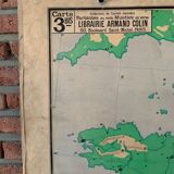 Map France reliefs du sol