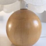 Wooden ball lamp
