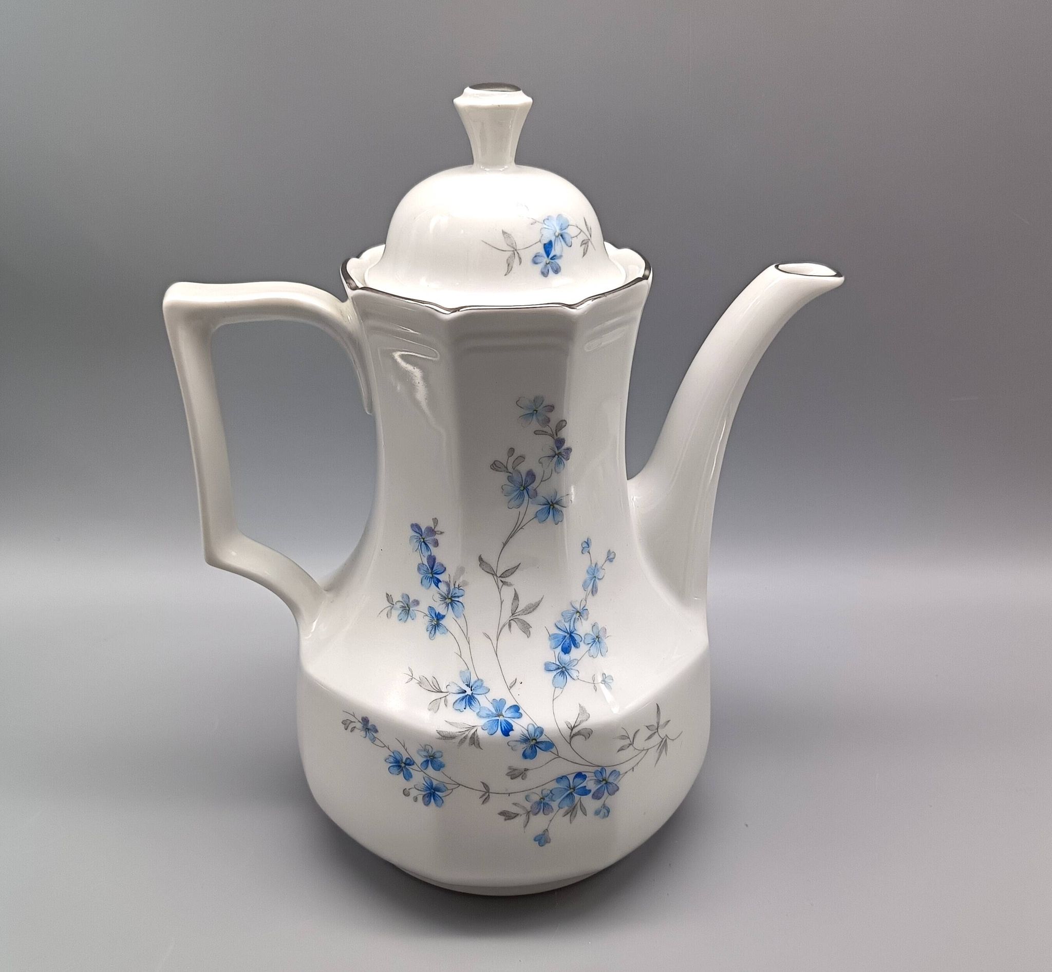 White porcelain coffee service Bareuther Waldassen Bavaria Germany