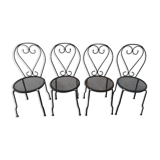 Vintage metal garden chairs