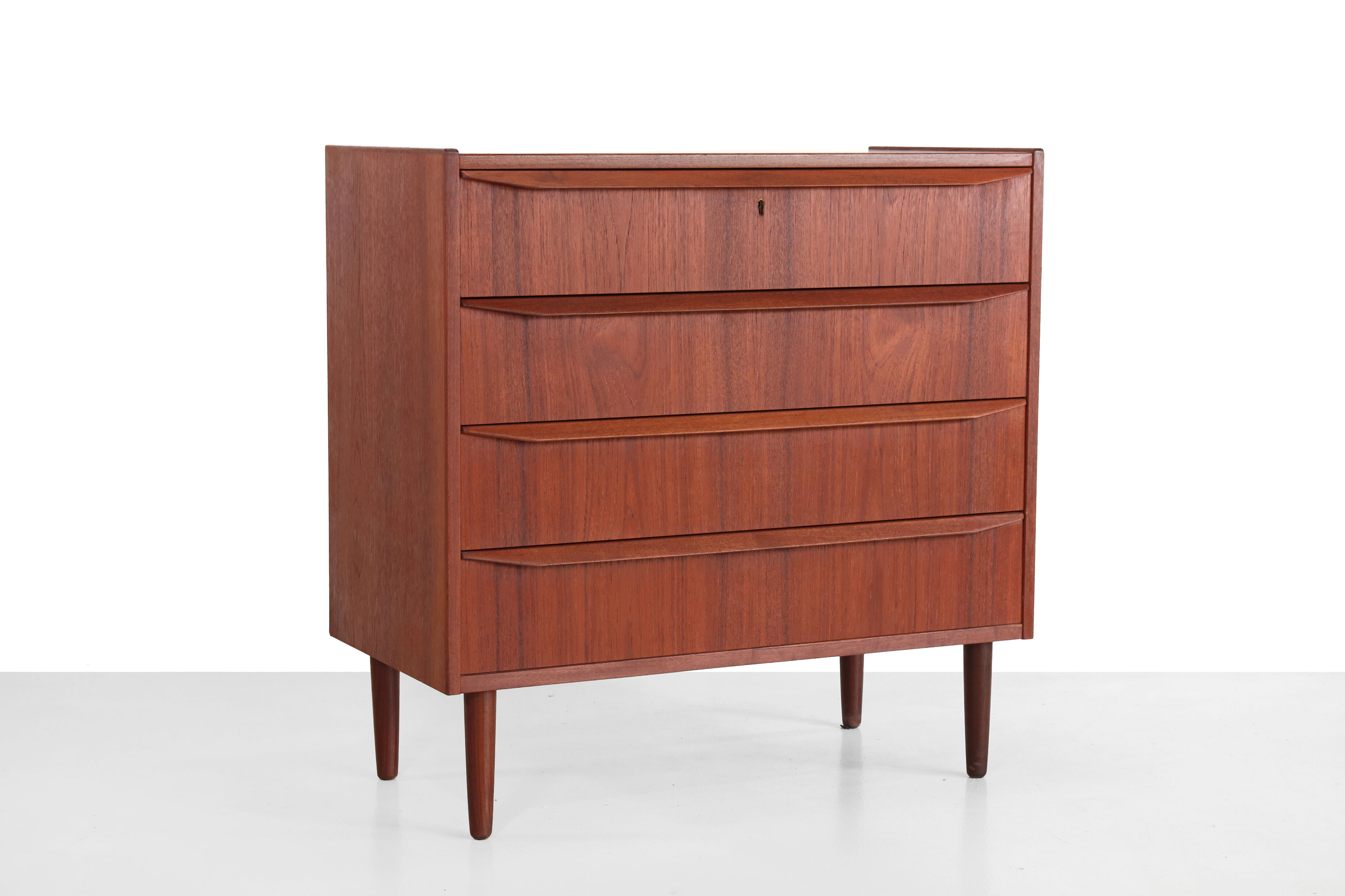 Danish design chest of drawers in teak