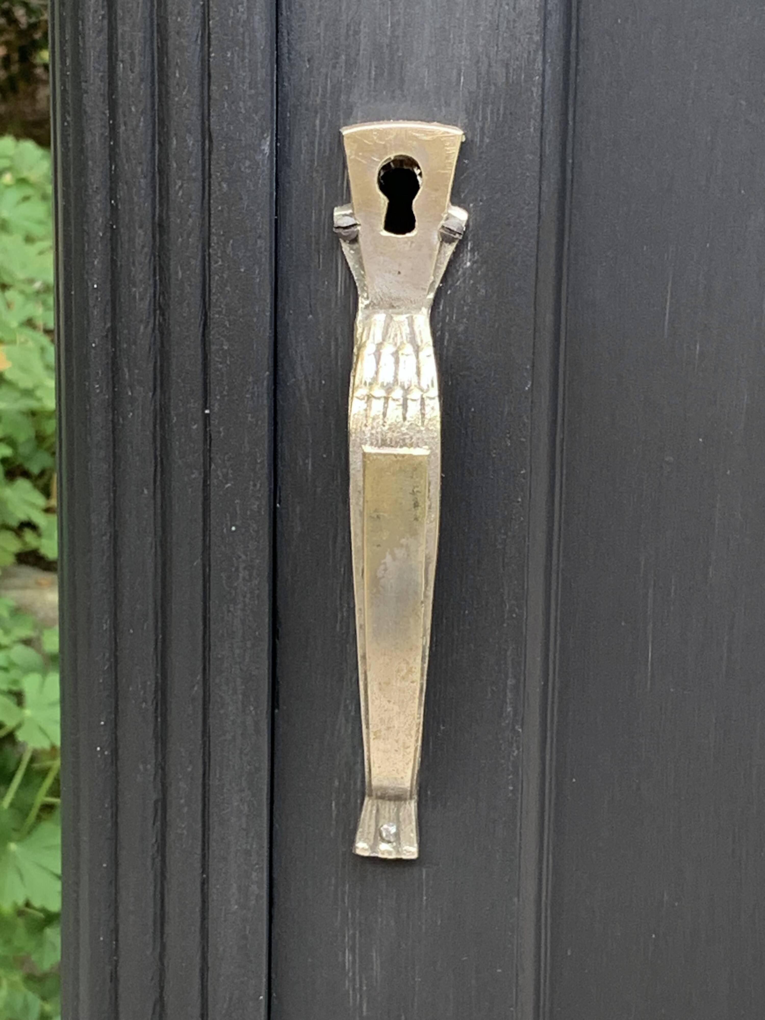 Parisian buffet with black glass front, Art Deco style, 1930