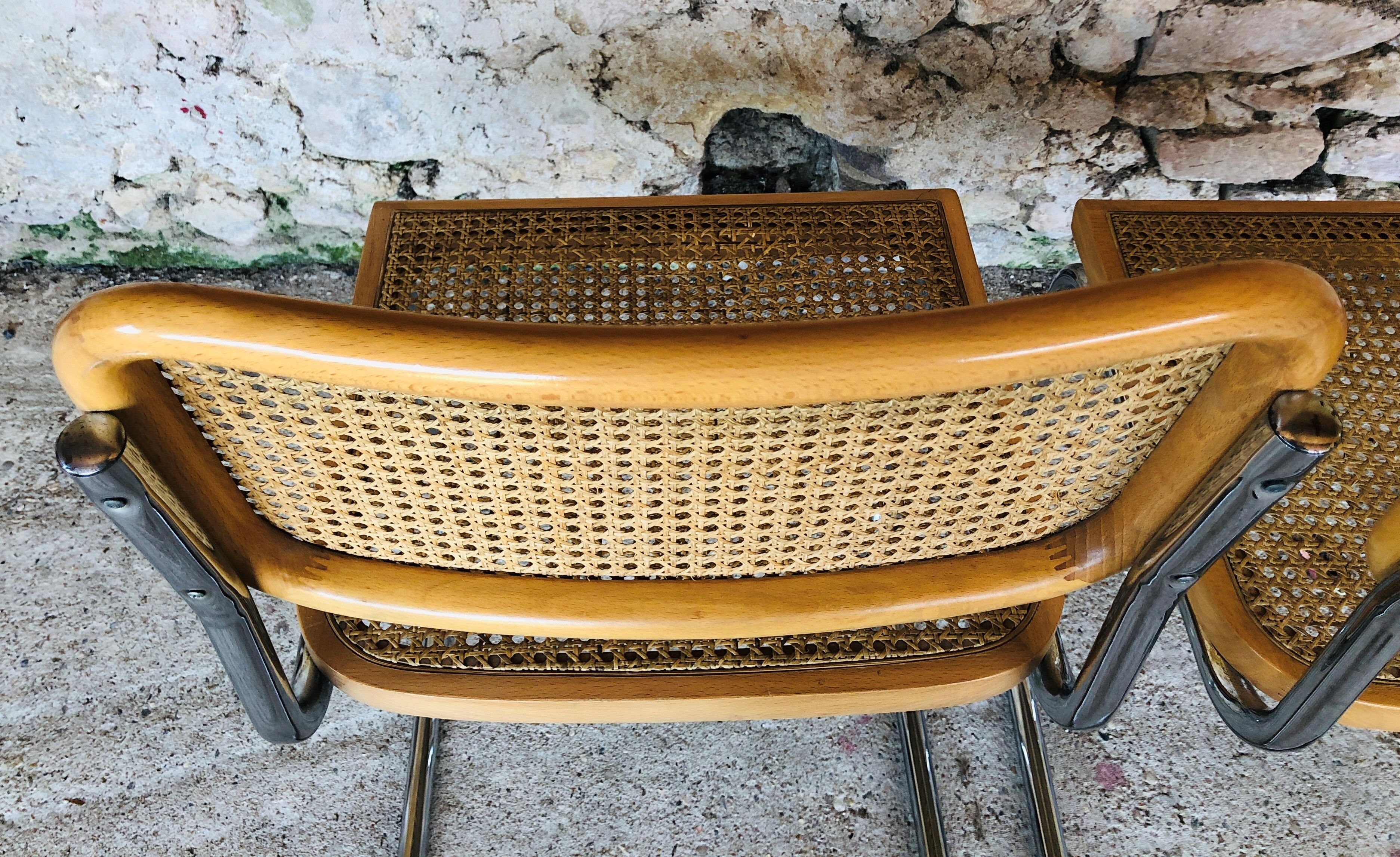Paire de chaises B32, par Marcel Brauer années 70/80