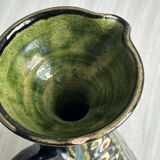 Pitcher, hand painted ceramic decorative pottery