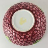 Vintage salad bowl in dabbling