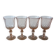 Rosaline footed glasses