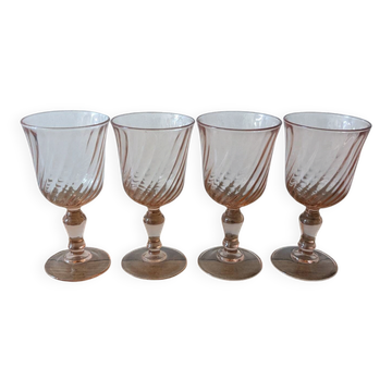 Rosaline footed glasses